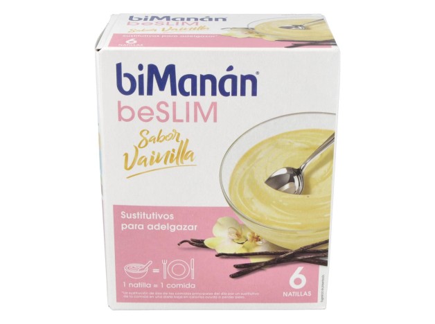 Bimanán® Beslim Natillas Vainilla 6 Sobres
