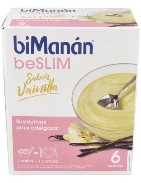 Bimanán® Beslim Natillas Vainilla 6 Sobres