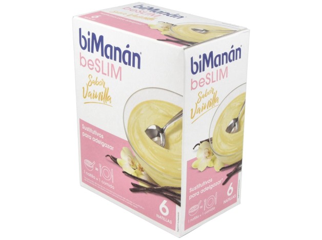 Bimanán® Beslim Natillas Vainilla 6 Sobres