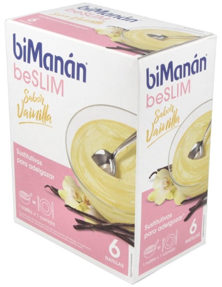 Bimanán® Beslim Natillas Vainilla 6 Sobres