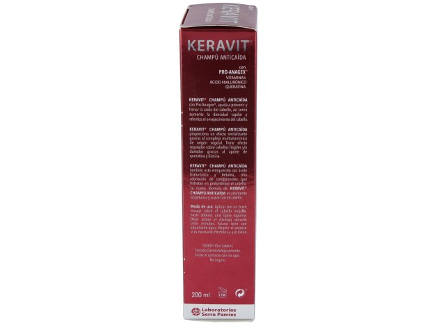 Keravit Champú Anticaída, 200 Ml