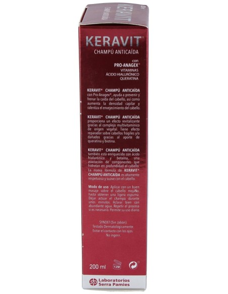 Keravit Champú Anticaída, 200 Ml