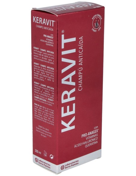 Keravit Champú Anticaída, 200 Ml