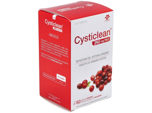 Cysticlean 240 Mg Pac, 60 Cápsulas