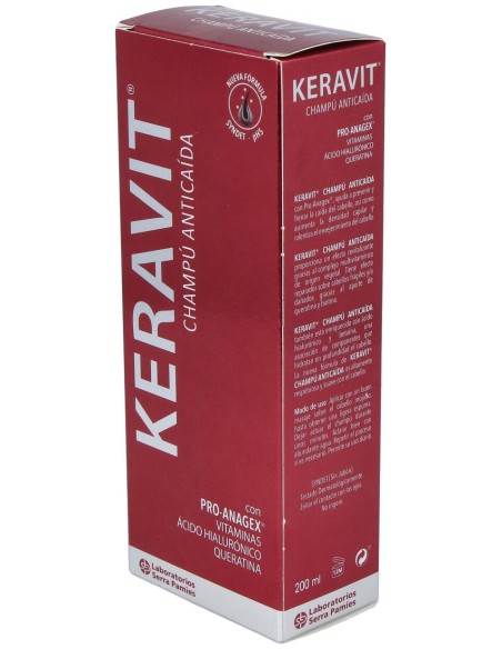 Keravit Champú Anticaída, 200 Ml