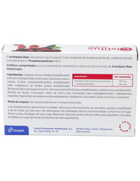 Cistitus Comprimidos 30 U