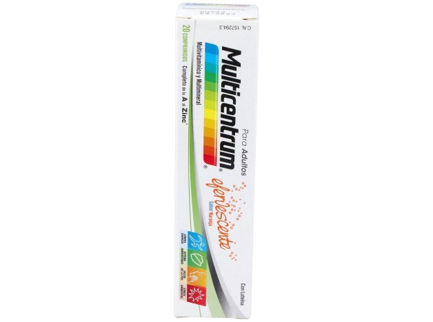 Multicentrum Efervescente Sabor Naranja 20Comp