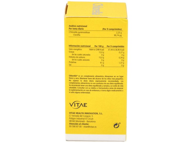 Vitae Chlorella 200Mg 300Comp