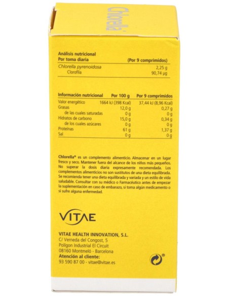 Vitae Chlorella 200Mg 300Comp
