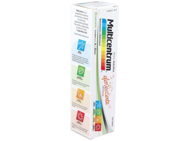 Multicentrum Efervescente Sabor Naranja 20Comp