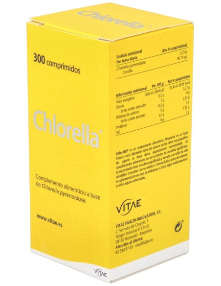 Vitae Chlorella 200Mg 300Comp