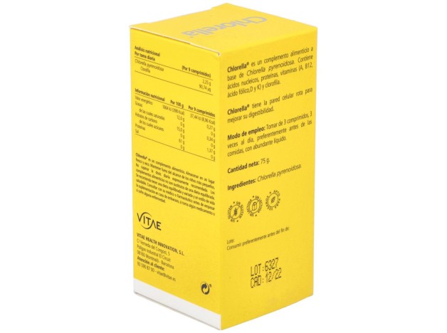Vitae Chlorella 200Mg 300Comp