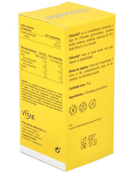 Vitae Chlorella 200Mg 300Comp