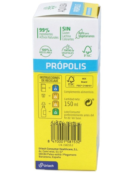 Aquilea Própolis Jarabe, 150 Ml