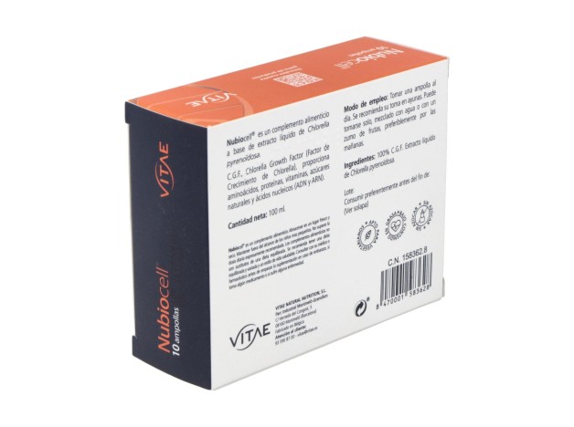 Nubiocell (Chlorella) Puro 10Viales