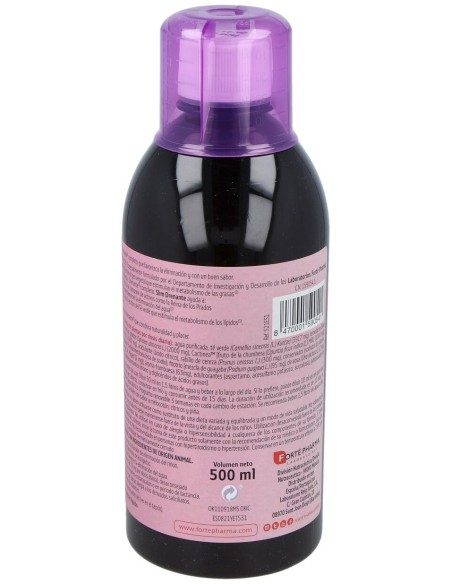Forté Pharma Turboslim Drenante Sabor Frambuesa, 500 Ml