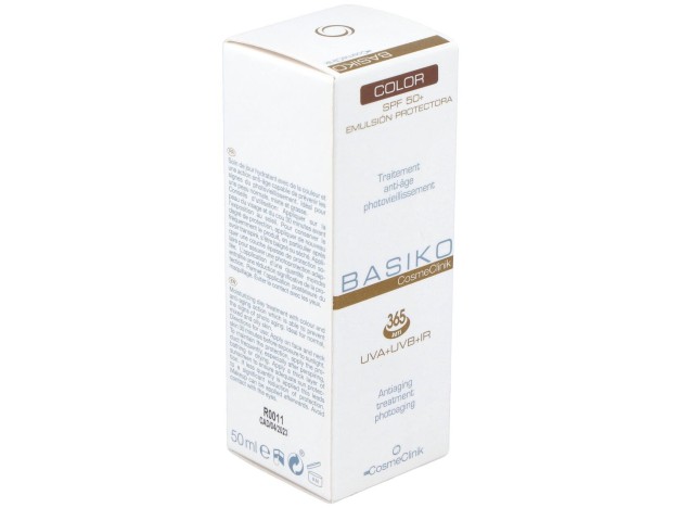 Basiko Emulsión Protectora Spf 50+ Color, 50 Ml