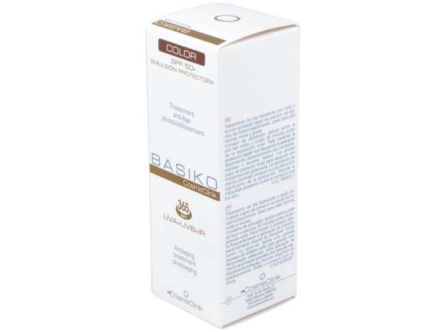 Basiko Emulsión Protectora Spf 50+ Color, 50 Ml