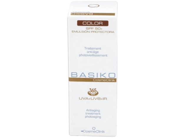 Basiko Emulsión Protectora Spf 50+ Color, 50 Ml