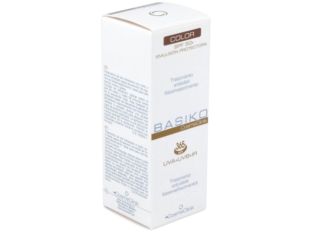 Basiko Emulsión Protectora Spf 50+ Color, 50 Ml
