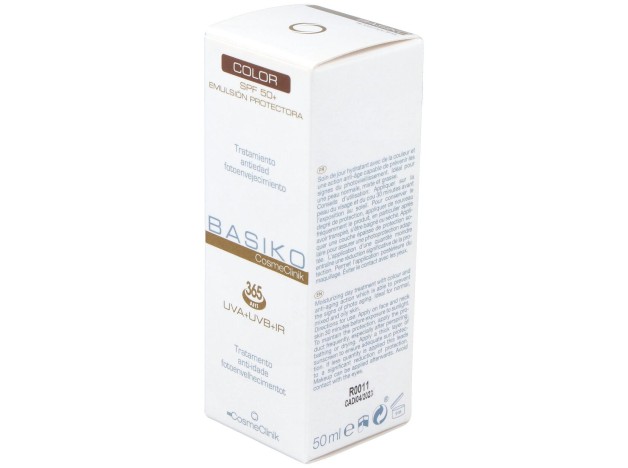 Basiko Emulsión Protectora Spf 50+ Color, 50 Ml