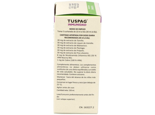 Tuspag Inmunidad 150Ml.