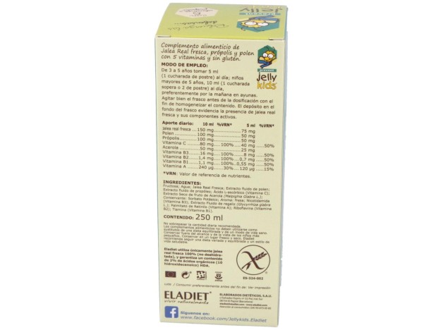 Jelly Kids Prevent 250Ml.Jarabe (Sabor Fresa)