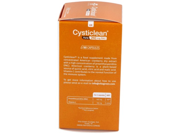 Cysticlean Forte 240 Mg, 30 Cápsulas