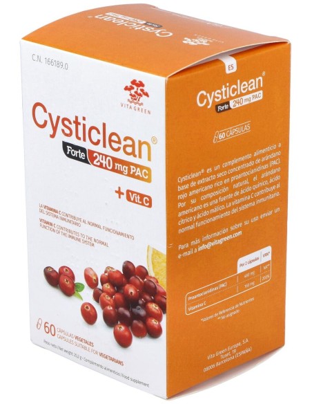 Cysticlean Forte 240 Mg, 30 Cápsulas