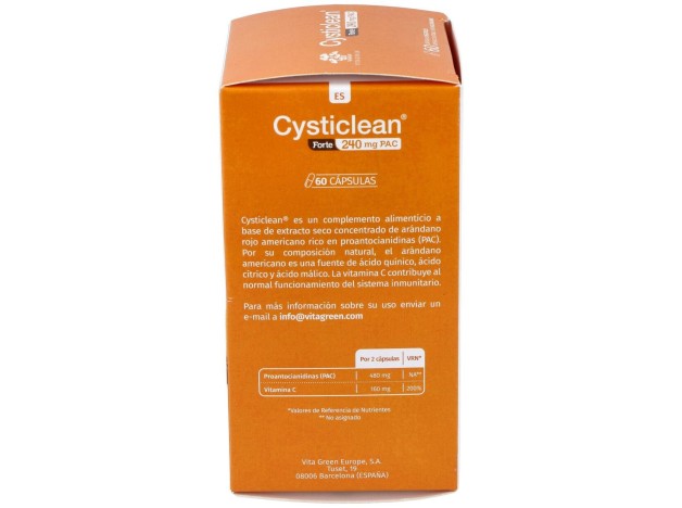Cysticlean Forte 240 Mg, 30 Cápsulas