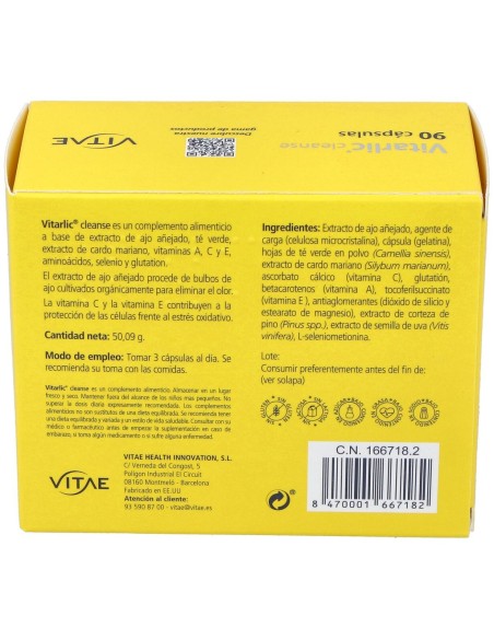 Vitarlic Cleanse (Kyolic 105) 90Cap.