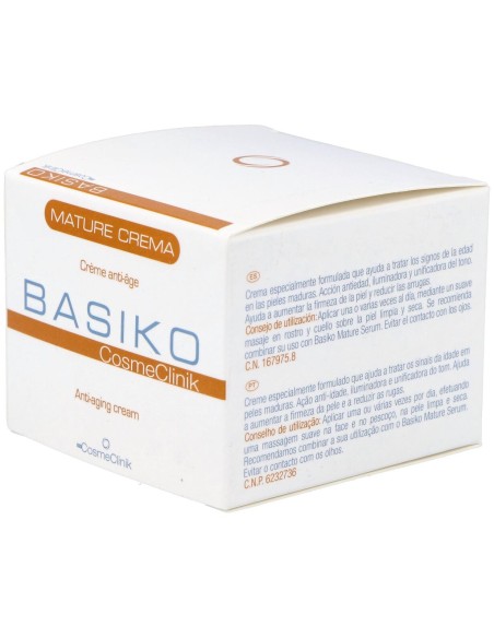 Basiko Mature Crema Rejuvenecedora Pieles Maduras, 50 Ml