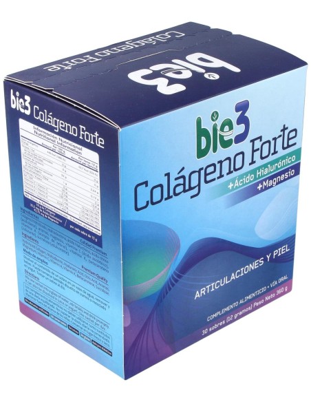 Bio3 Colágeno Forte Articulaciones Y Piel 30 Sobres