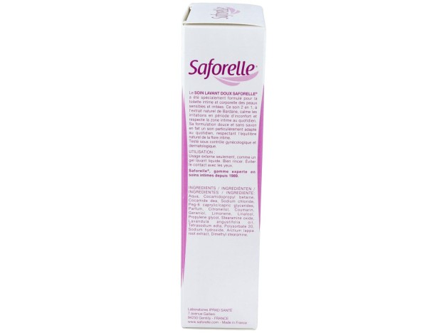 Saforelle Cuidado Íntimo Activo, 250 Ml