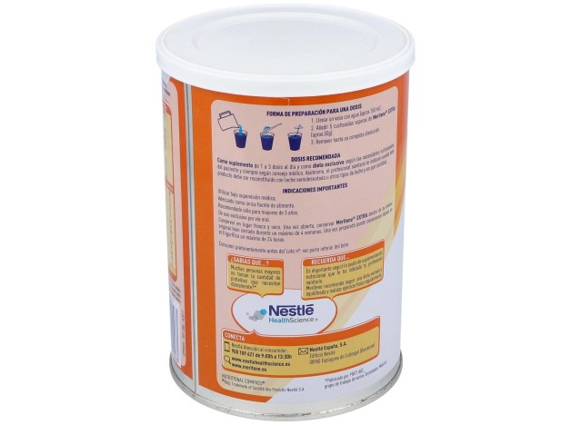 Meritene Extra Vainilla Bote 450Gr.