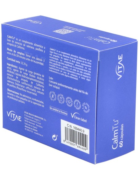 Vitae Calmtu 60Cáps
