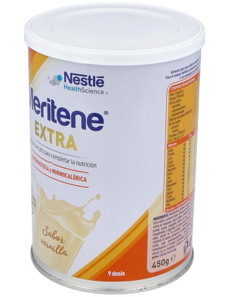 Meritene Extra Vainilla Bote 450Gr.
