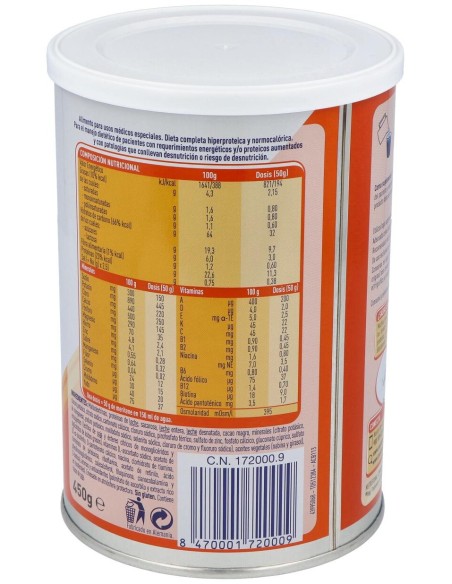 Meritene Extra Sabor Chocolate, 450 G