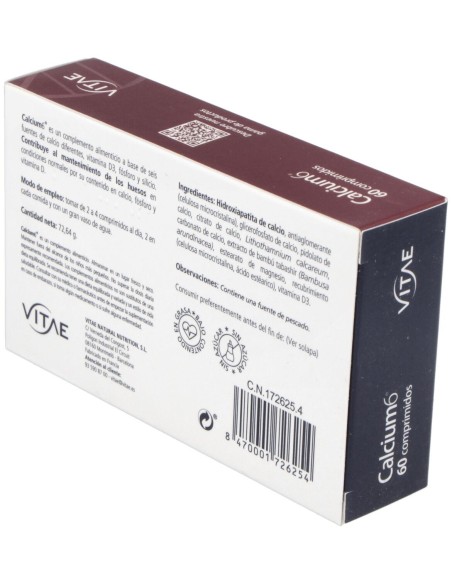 Vitae Calcium6 60Comp