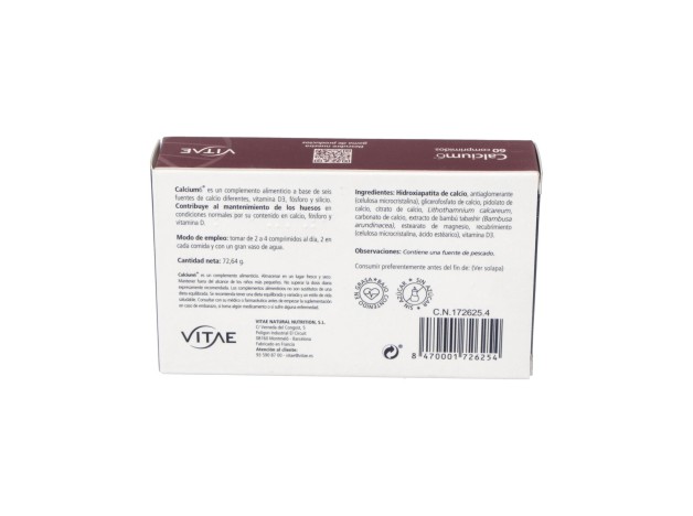 Vitae Calcium6 60Comp