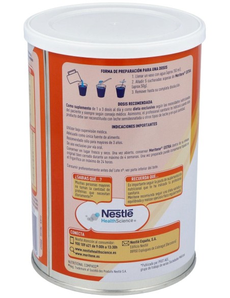 Meritene Extra Sabor Chocolate, 450 G