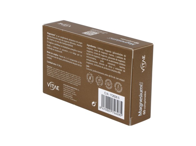 Vitae Magnesium6, 60 Comprimidos