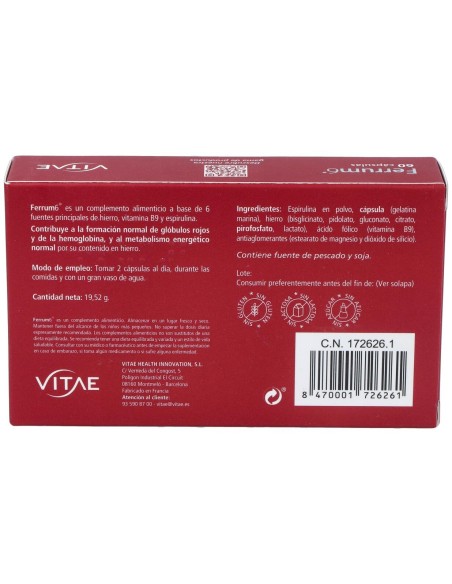 Vitae Ferrum6 60Caps