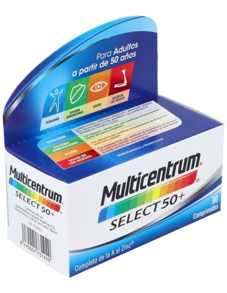 Multicentrum Select 50+, 90 Comprimidos