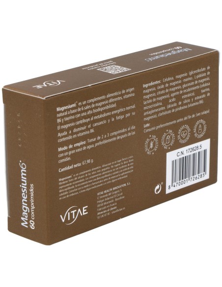 Vitae Magnesium6, 60 Comprimidos