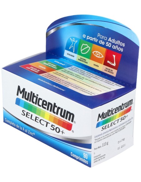 Multicentrum Select 50+, 90 Comprimidos