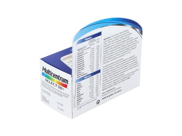 Multicentrum Select 50+, 90 Comprimidos
