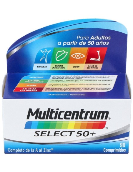 Multicentrum Select 50+, 90 Comprimidos