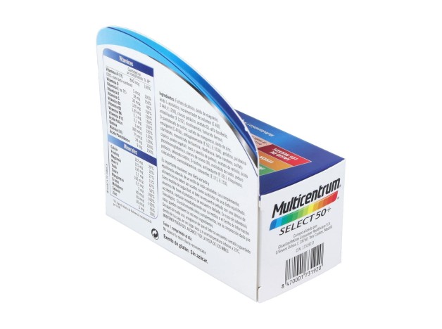 Multicentrum Select 50+, 90 Comprimidos