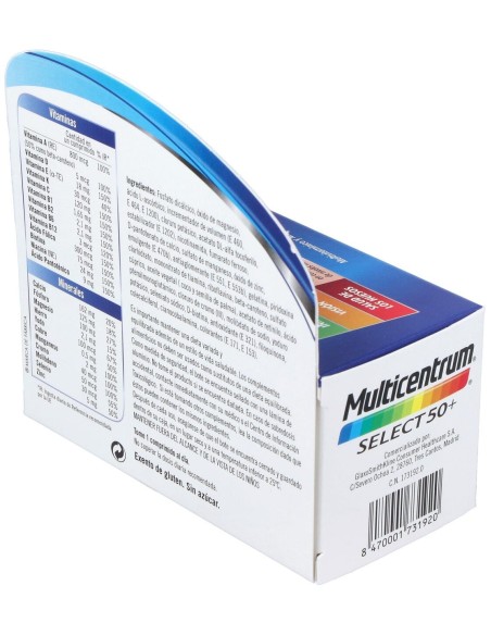 Multicentrum Select 50+, 90 Comprimidos